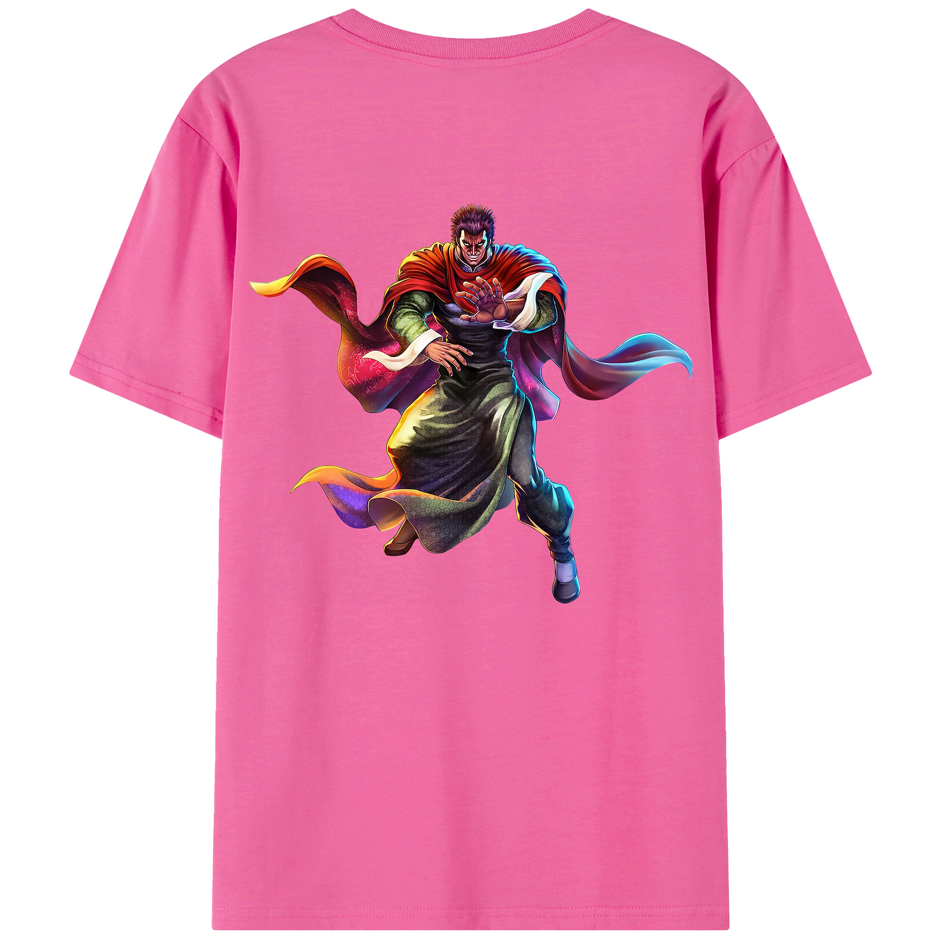 （画像用） 北斗の拳 Fist of the North Star レディース半袖Tシャツ(バックプリント)
